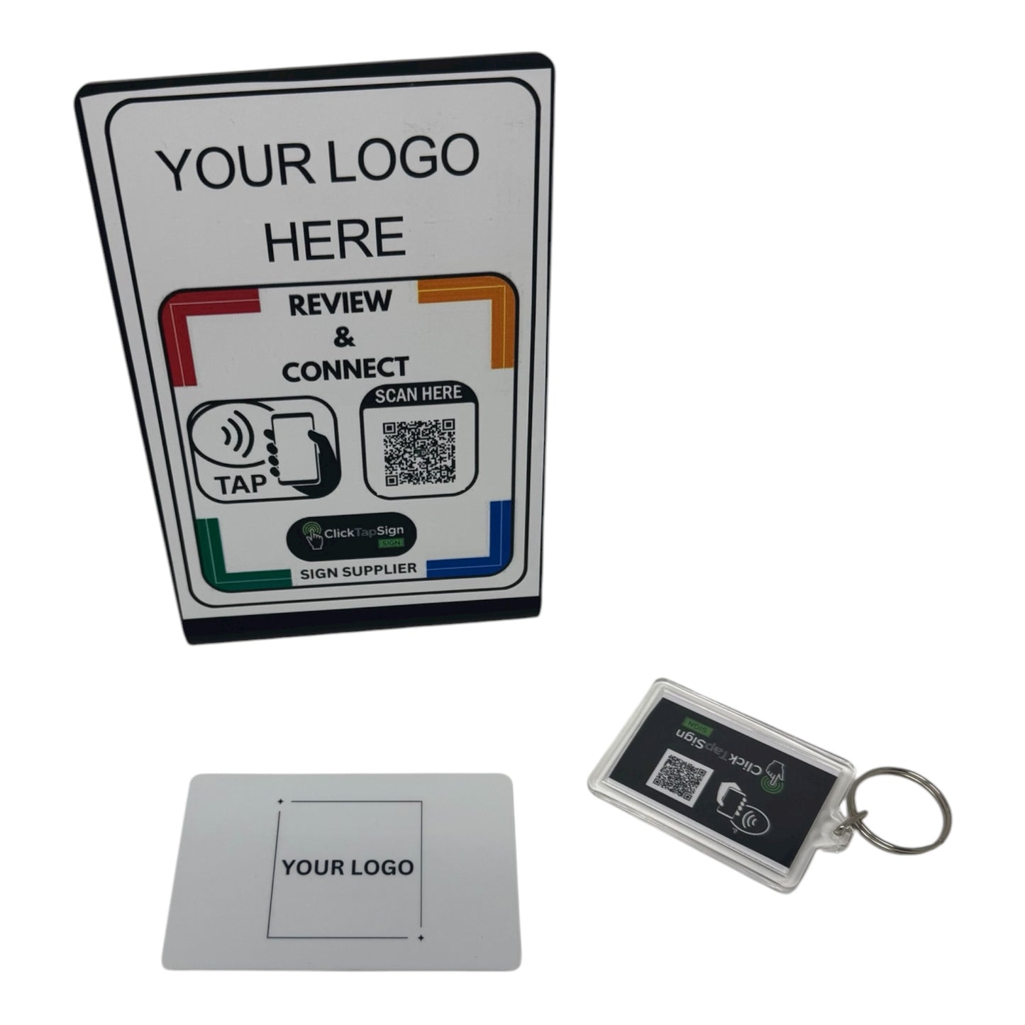 The Ultimate Review-Generating Starter Pack – Sign, Card & Keyring