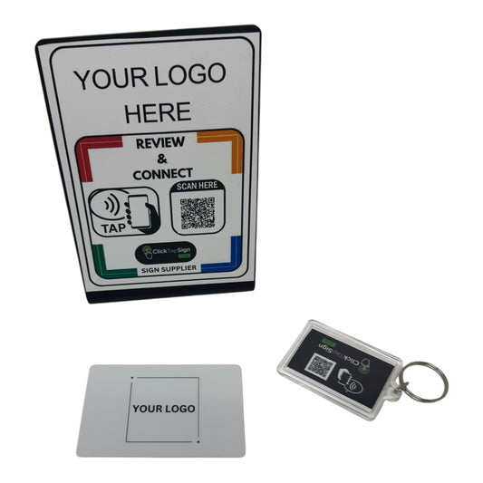 The Ultimate Review-Generating Starter Pack – Sign, Card & Keyring